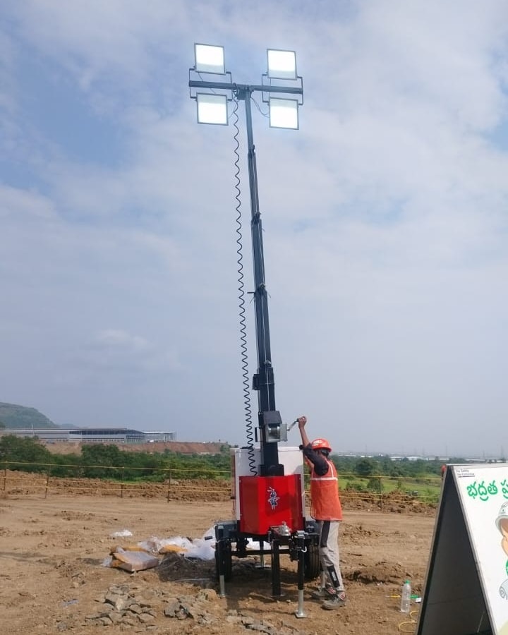 Fine FLT 350 Light Tower – Powerful Illumination for Night-Time Worksites - Image 3