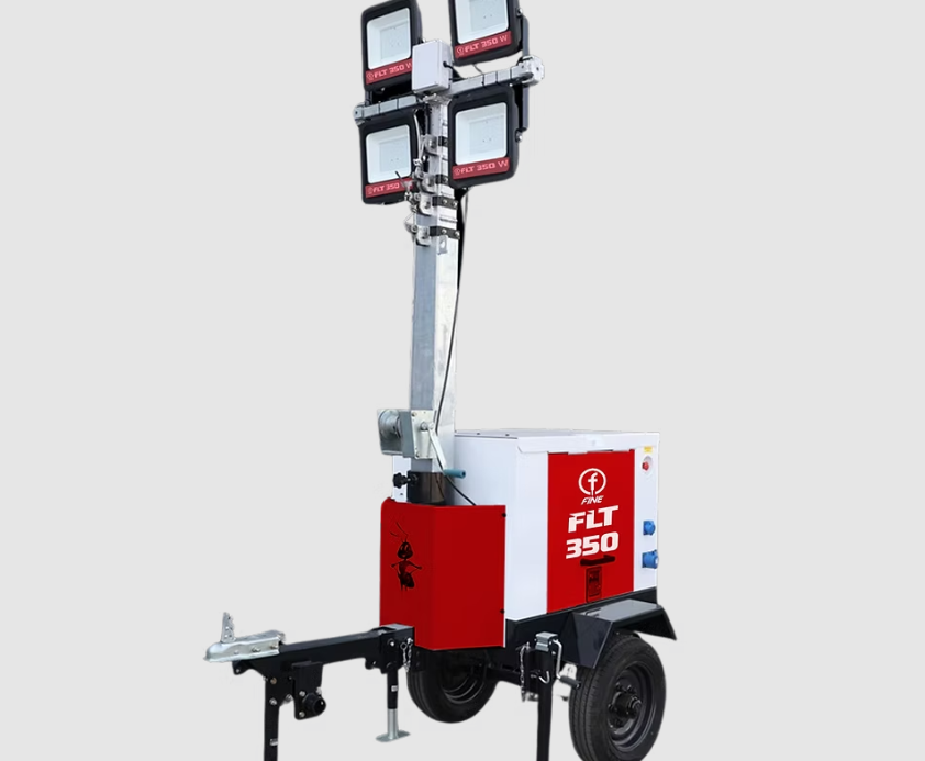 Fine FLT 350 Light Tower – Powerful Illumination for Night-Time Worksites - Image 2